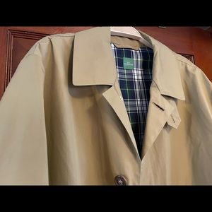 Sid Mashburn Macintosh Rain Coat Khaki Parka Trench RARE 44